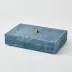 Posh Box - Dusty Blue Suede - Large