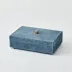 Posh Box - Dusty Blue Suede - Small