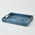 Posh Tray - Dusty Blue Suede - Large