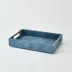 Posh Tray - Dusty Blue Suede - Small