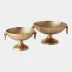 Supreet Antique Brass Handles Bowl Small