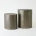 Arwen Champagne Texture Drum Table Large
