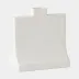 Icon Matte White Vase 10"H x 5"W x 9"D