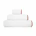 Portobello White/Terracotta Bath Sheet 38" x 59"