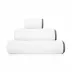 Portobello White/Storm Bath Sheet 38" x 59"