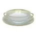 Barbara Barry Illusion Mint/Platinum Soup Cup & Saucer 16 Cm 15 Cl