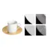 Infini White Coffee Cup & Saucer 12.8 Cm 7.5 Cl