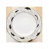 Art Deco Par Haviland Black/White/Gold Rim Soup Plate 23.5 Cm 17 Cl