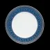Tiara Prussian Blue/Platinum Large Dinner Plate 28 Cm (Special Order)