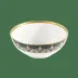 Reves Du Nil Green/Gold Salad Bowl Diam 23.5 Cm, H: 9.5 Cm, 190 Cl