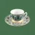 Reves Du Nil Green/Gold XL Cappuccino Cup & Saucer Diam 22.6 Cm, H: 9.1 Cm, 38 Cl