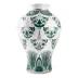 Rêves Du Nil Vert Platine Vase Extra Large