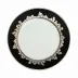 Feuille de Platine Black/Platinum Dessert Plate 22 Cm (Special Order)