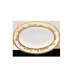 Feuille D'Or White/Gold Pickle Dish 23 Cm (Special Order)