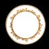 Feuille D'Or White/Gold Large Dinner Plate 28 Cm (Special Order)