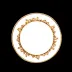 Feuille D'Or White/Gold Dessert Plate 22 Cm (Special Order)