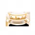 Feuille D'Or White/Gold Sauce Boat 17.5 Cm 30 Cl (Special Order)