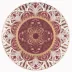 Rêves Du Nil Pourpre Or Round Tart Platter