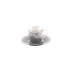 Romane Gris Coffee Cup And Saucer