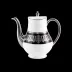 Saint Honore Black/Platinum Coffee Pot (Special Order)