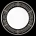 Saint Honore Black/Platinum Deep Platter (Special Order)