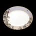 Zuber Le Bresil Mix/Gold Oval Dish