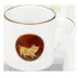 Chinese Horoscope Red/Gold Mini Mug Pig 7 Cm 15 Cl
