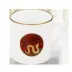 Chinese Horoscope Red/Gold Mini Mug Snake 7 Cm 15 Cl