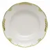 Princess Victoria Green Rim Soup Plate 8 in D