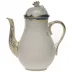 Princess Victoria Blue Coffee Pot With Rose 36 Oz 8.5 in H