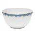 Fish Scale Blue Round Bowl 3.5 Pt 7.5 in D