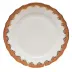Fish Scale Rust Dinner Plate 10.5 in D