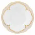 Golden Elegance Gold Rim Soup Plate 8 in D