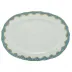 Fish Scale Turquoise Platter 15 in L X 11.5 in W