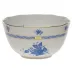 Chinese Bouquet Blue Round Bowl 3.5 Pt 7.5 in D