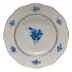Chinese Bouquet Blue Rim Soup Plate 8 in D
