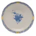 Chinese Bouquet Blue Cream Soup Stand 7.25 in D
