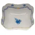Chinese Bouquet Blue Square Salad Bowl 10 in Sq