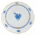 Chinese Bouquet Blue Scalloped Dinner Bowl 8 in D X 2 in H
