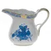 Chinese Bouquet Blue Creamer 6 Oz 3.5 in H