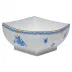 Chinese Bouquet Blue Large Square Bowl 8 in L X 4 in H
