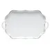 Princess Victoria Light Blue Rectangular Tray With Branch Handles 18 in L