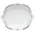 Princess Victoria Light Blue Square Cake Plate With Handles 9.5 in Sq