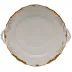 Princess Victoria Rust Chop Plate With Handles 12 in D