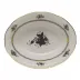 Chinese Bouquet Black Oval Vegetable Dish 10 in L X 8 in W