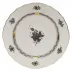 Chinese Bouquet Black Dinner Plate 10.5 in D