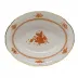 Chinese Bouquet Rust Oval Vegetable Dish 10 in L X 8 in W