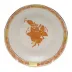 Chinese Bouquet Rust After Dinner Saucer 4.5 in D