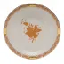 Chinese Bouquet Rust Cream Soup Stand 7.25 in D