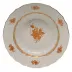 Chinese Bouquet Rust Rim Soup 9.5 in D